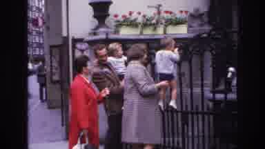 Paris France (1967): Young Kids Going On An Easter Egg Hunt, With Their Parents