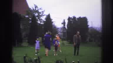 Paris France (1967): Family Enjoying At Garden