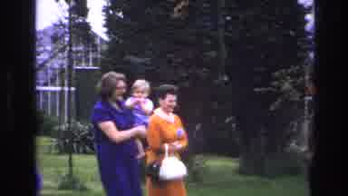 Paris France (1967): Family Spending Time Together Kids Running Around Playing