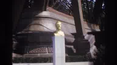 Paris France (1967): Golden Statue Of The Face In The Old Times, Captured By