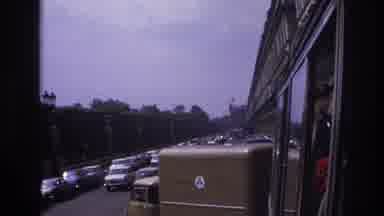 Paris France (1967): Street Of Cars Lined Up Cars, City, Vehicles, Blocked, Street