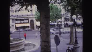 Paris France (1967): Cities, Cars, Peoples, Buildings, Buses,Fountain, Park,