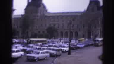 Paris France (1967): Historic Super 8 Video Of City, Lots Of Cars And Old Building
