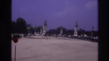 Paris France (1967): Driving Up To One Of The Bridges That Cross The River In