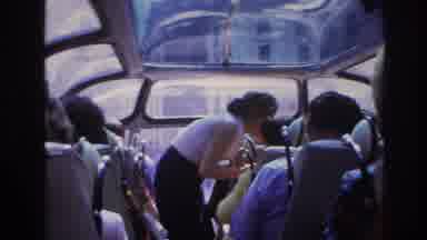 Paris France (1967): Woman Bending Over To Speak With A Passenger On The Top Tier