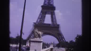 Paris France (1967): Eiffel Tower Look From Below