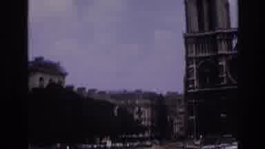 Paris France (1967): The Cathedral Is Visible From The Glass Of A Public Transport