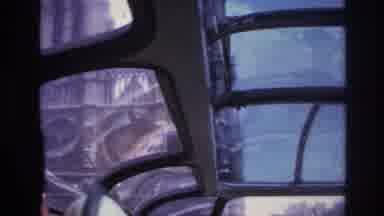 Paris France (1967): A View From The Inside A Bus And The Facade Of A Cathedral