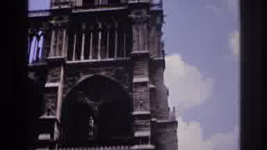 Paris France (1967): 8mm Film Footage Of Church