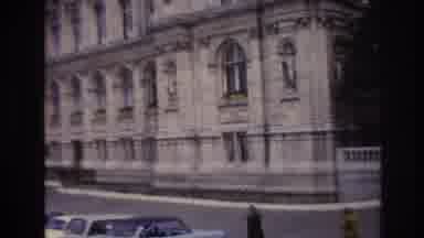 Paris France (1967): A Large Group Of Cars Parked In The Road Outside A Large