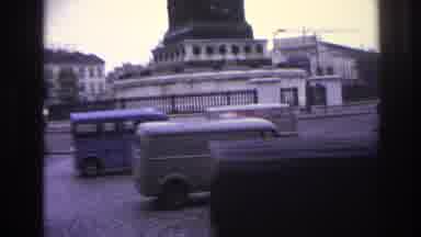 Paris France (1967): Recording Traffic At A Large Roundabout