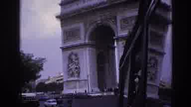 Paris France (1967): Shaky Footage Walking Or Driving Up To The Champs-ÃlysÃ©es In
