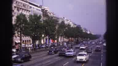 Paris France (1967): A Bus Ride Through A Busy Streets
