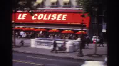 Paris France (1967): People Walking Along The Streets Of A Bustling City