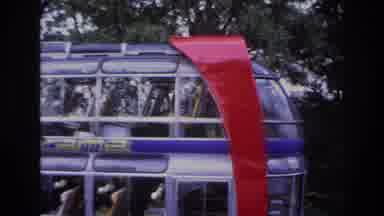 Paris France (1967): People In A Glass Enclosure, People In A Public Square
