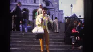 Paris France (1967): Tourist Spot Public Chattering Well Dressed Elegant Women Men