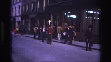 Paris France (1967): Crazy Man Talking To Himself In The Middle Of A Street