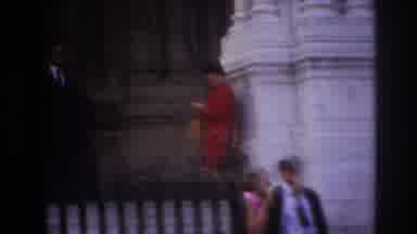 Paris France (1967): A Confused Woman Stares At A Boring Looking Building By