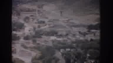 Colorado USA (1959): A View From High Above A Valley, With Some Roads, Trees,