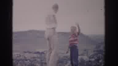 Colorado USA (1959): Two Boys Having Fun And Fellowship