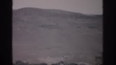 Colorado USA (1959): View Of A High And Dry Butte Above A Town In A Tree-Dotted