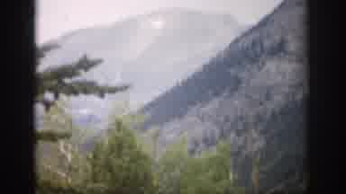 Colorado USA (1959): A Mountain Landscape With Trails And Lush Nature With