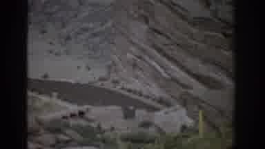Colorado USA (1959): The View Of Old Buildings And Wall From A Distance