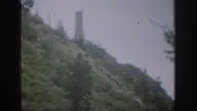 Colorado USA (1959): Film Of Trees And Brush On The Side Of Steep Hill