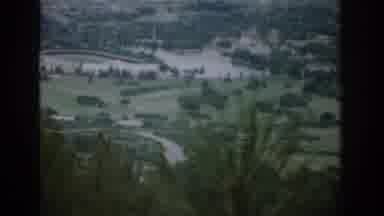 Colorado USA (1959): View Far Away Green Luxurious Golf Course High Watchtower