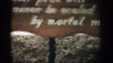 Colorado USA (1959): Sign With Text In Front Of A Mountain During Day