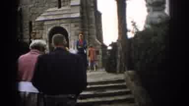 Colorado USA (1959): Husband And Wife Walking To Church On Sunday