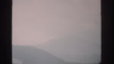 Colorado USA (1959): Cloudy Mountains With Fog And Very Cold At Dawn