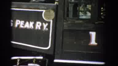 Colorado USA (1959): Someone Recording A Possible Old Train Car
