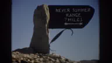 Colorado USA (1959): Never Summer Range View