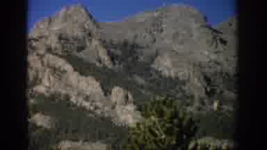 Colorado USA (1959): Mountain With Numerous Rocks
