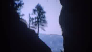 Colorado USA (1959): Grainy Video Footage Of Driving Through A Canyon And Then A