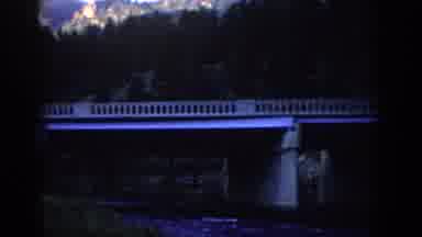 Colorado USA (1959): Special Bridge For People That Goes High Above The Lake Level