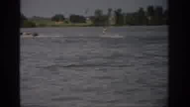 Colorado USA (1959): Fun At The Lake With A Boat And Water Skis