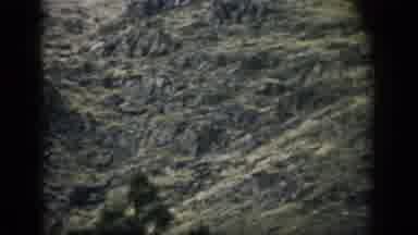 Colorado USA (1959): Footage Of A Mountain Filmed With An Old Camera Camera Moves