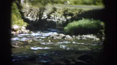Colorado USA (1959): Car Traveling Near A Creek, In The Country