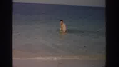 Florida USA (1959): People Swimming Around In What Seems To Be Either A Sea Or An