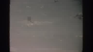 Florida USA (1959): Person Swimming In Ocean, And View Of Ocean On Sunny Day