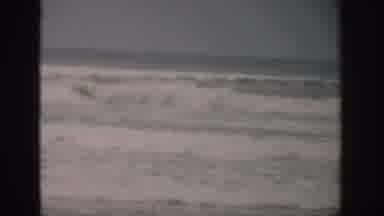 Florida USA (1959): Scenes Of Tidal Waves Gently Rolling Crashing Towards Shore