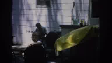Blainsport Pennsylvania USA (1962): Putting Tablecloth On Table While Boy