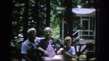Blainsport Pennsylvania USA (1962): A Family On Vacation In The Forest With