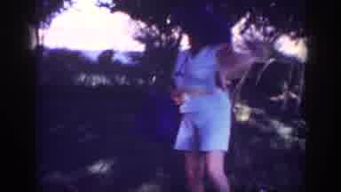 Blainsport Pennsylvania USA (1962): Woman Posing For Camera At A Fun Family Picnic
