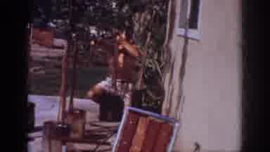 Blainsport Pennsylvania USA (1962): A Man Wearing Socks And Sandals With White