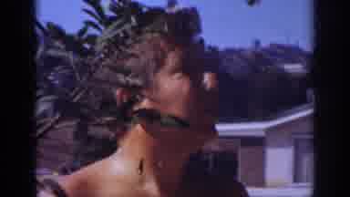 Blainsport Pennsylvania USA (1962): A Man Digs In Soil And Plants Trees Near A