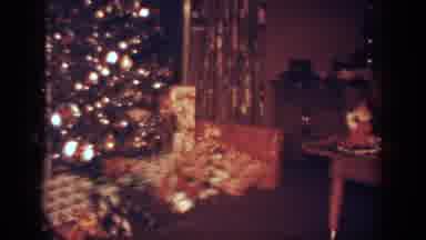 Blainsport Pennsylvania USA (1962): Footage Of Christmas Tree, Presents Under