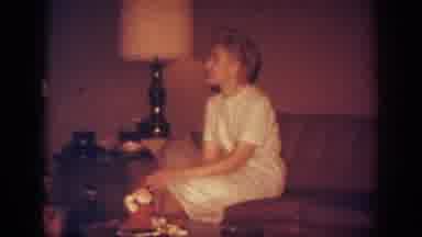 Blainsport Pennsylvania USA (1962): Blonde Woman In White Dress Is Talking And